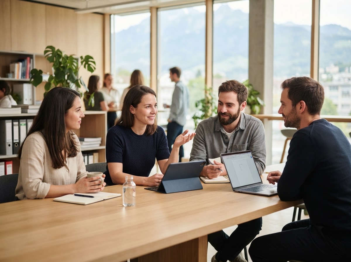 Tibelo Nipure Team bei der Entwicklung der Analyse-Methodik